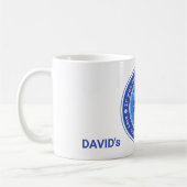 Pickleball: Als je de hitte niet kunt nemen, blauw Koffiemok (Links)