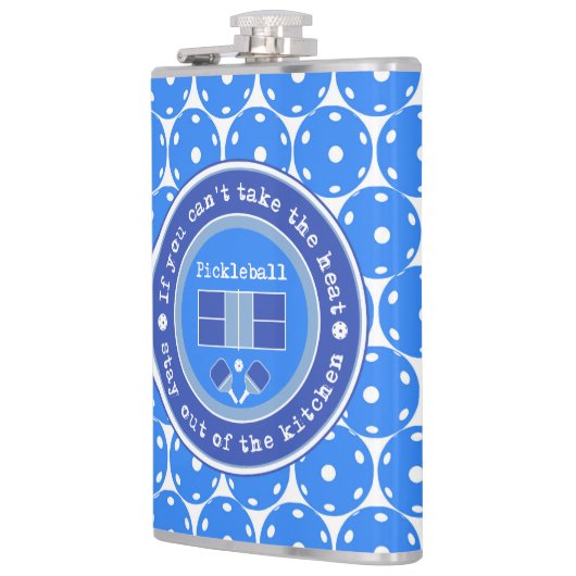 Pickleball: Als je de hitte niet kunt nemen/bleek  Heupfles (Links)