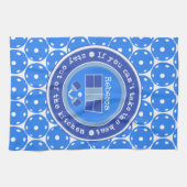 Pickleball: Als je de hitte niet kunt nemen/bleek  Theedoek (Horizontaal)