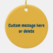 Pickleball: als je de hitte niet kunt nemen.... keramisch ornament (Achterkant)