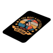 Pickleball Als je wilt Soft Serve krijgen Ice Crea Magneet (Linkerzijde)