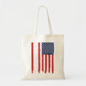 Pickleball American Flag Patriotic USA 894 Tote Bag (Voorkant)