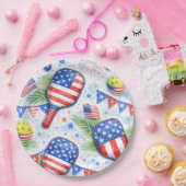 Pickleball  American themed for 4th July  Papieren Bordje (Feest)