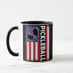 Pickleball Amerikaanse Vlag Grappige Pickleball Li Mok