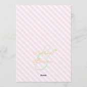 Pickleball and Prosecco Bridal Shower Kaart (Achterkant)