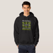 Pickleball Apparel Pickleball Player For Men Hoodie (Voorkant volledig)