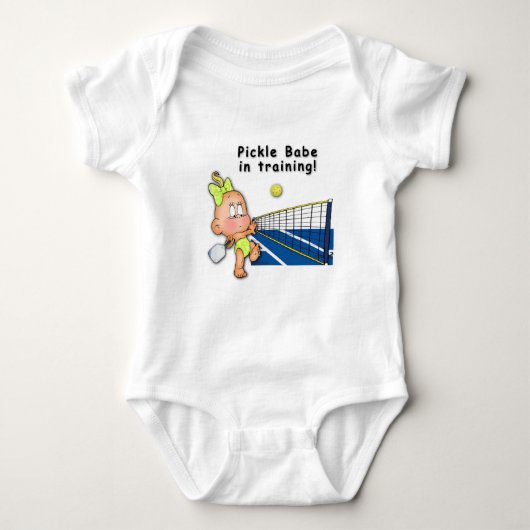 Pickleball Baby in training! Romper (Voorkant)