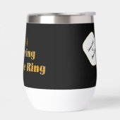 Pickleball Bachelor Party Zwart Goud Gepersonalise (Links)