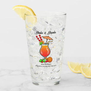 Pickleball Bachelorette Bruiloft Drankjes & Drinke Glas
