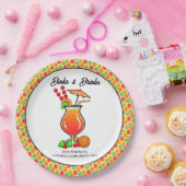 Pickleball Bachelorette Bruiloft Drankjes & Drinke Papieren Bordje