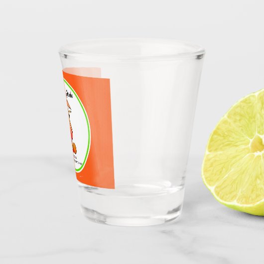 Pickleball Bachelorette Bruiloft Drankjes & Drinke Shot Glas (Rechts)