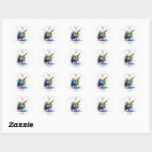 Pickleball | Bachelorette Ronde Sticker (Vel)