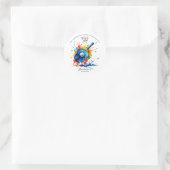 Pickleball | Bachelorette Ronde Sticker (Tas)