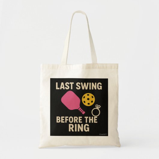 Pickleball Bachelorette Tas (Voorkant)