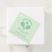 Pickleball Bachelorette Weekend Bedankjes Labels (In situ)