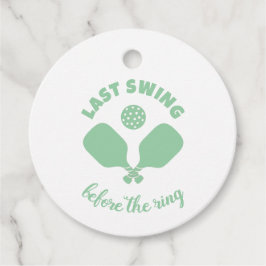 Pickleball Bachelorette Weekend Bedankjes Labels