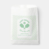 Pickleball Bachelorette Weekend Bedankzakje (Voorkant)