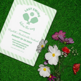 Pickleball Bachelorette Weekend Kaart