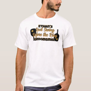 Pickleball Bachelorfeest Black Gold Persoonlijk T-shirt