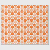 Pickleball Ball, Oranje Pickleball Balls op White Cadeaupapier (Vlak)