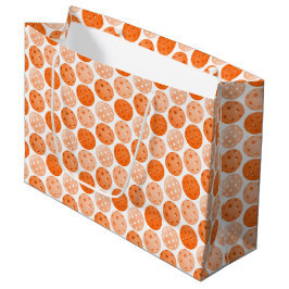 Pickleball Ball, Oranje Pickleball Balls op White Groot Cadeauzakje