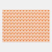 Pickleball Ball, Oranje Pickleball Balls op White Inpakpapier Vel (Voorkant 3)