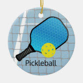 Pickleball Ball Paddle Design Ornament (Voorkant)