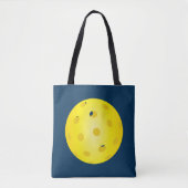 Pickleball Ball Patterned dubbelzijdige Canvas tas (Voorkant)