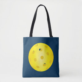 Pickleball Ball Patterned dubbelzijdige Canvas tas