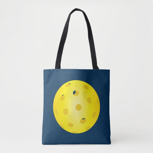 Pickleball Ball Patterned dubbelzijdige Canvas tas (Voorkant)
