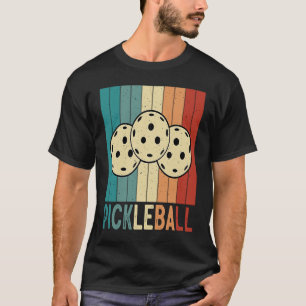 Pickleball Ball Retro  70's 80's 10 T-shirt