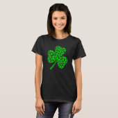 Pickleball Ball Shamrock C St Patrick's Day Men T-shirt (Voorkant volledig)