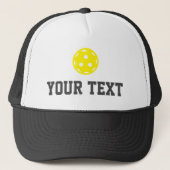 Pickleball Baller Funny Custom Text Name Trucker Pet (Voorkant)