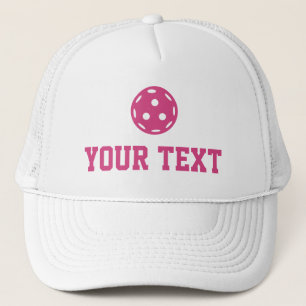 Pickleball Baller Funny Custom Text Name Trucker Pet