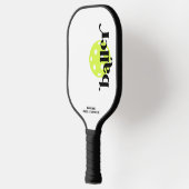 Pickleball Baller - Gepersonaliseerde naam Paddle (Links)