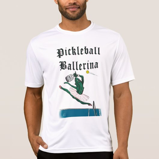 pickleball ballerina t-shirt (Voorkant)