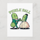 Pickleball Ballroom dansen Feestdagenkaart (Voorkant)