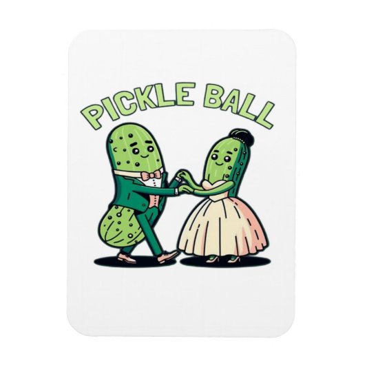 Pickleball Ballroom dansen Magneet (Verticaal)