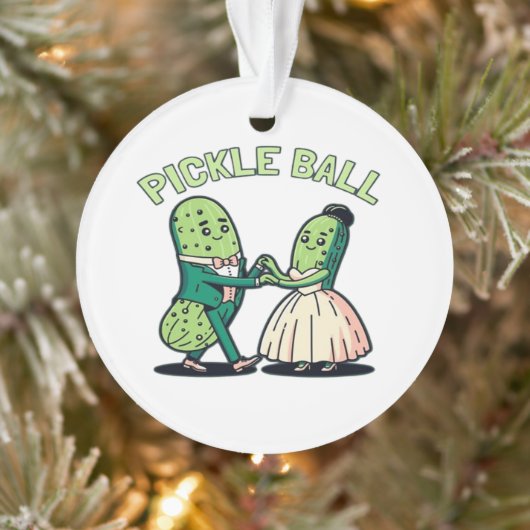 Pickleball Ballroom dansen Ornament (Boom)