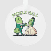 Pickleball Ballroom dansen Ornament (achterkant)