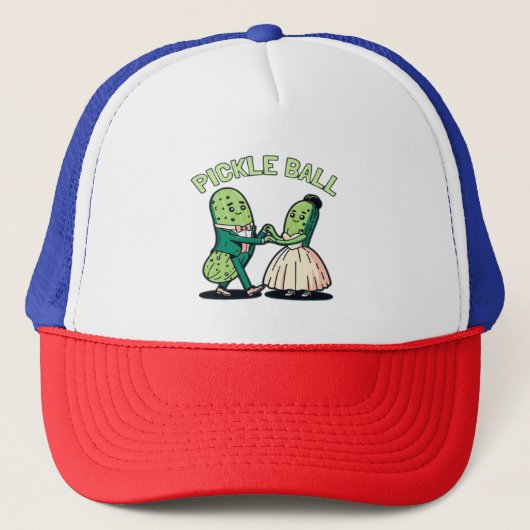 Pickleball Ballroom dansen Trucker Pet (Voorkant)