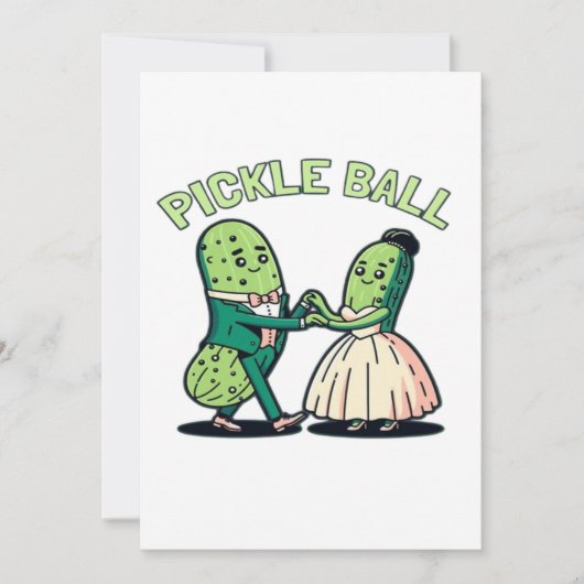 Pickleball Ballroomdansen Save The Date (Voorkant)