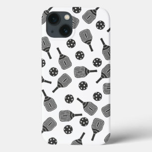 Pickleball Balls en peddels iPhone Case