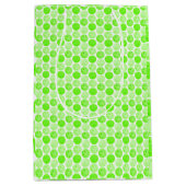 Pickleball Balls - Green Pickleball Balls op White Medium Cadeauzakje (Voorkant)