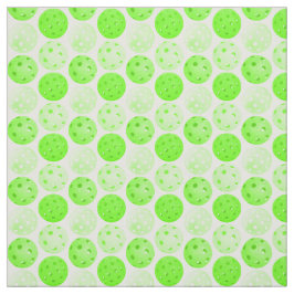 Pickleball Balls - Green Pickleball Balls op White Stof