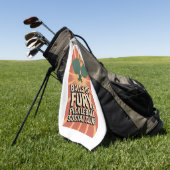 Pickleball Balls van Fury Social Club Golfhanddoek (Groen)