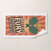Pickleball Balls van Fury Social Club Handdoek (Handdoek)