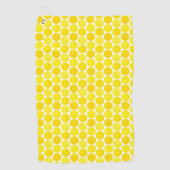 Pickleball Balls, Yellow Pickleball Balls op White Golfhanddoek (Voorkant)