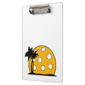 Pickleball Beach Sunset Klembord (Links)