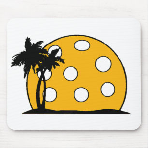 Pickleball Beach Sunset Muismat